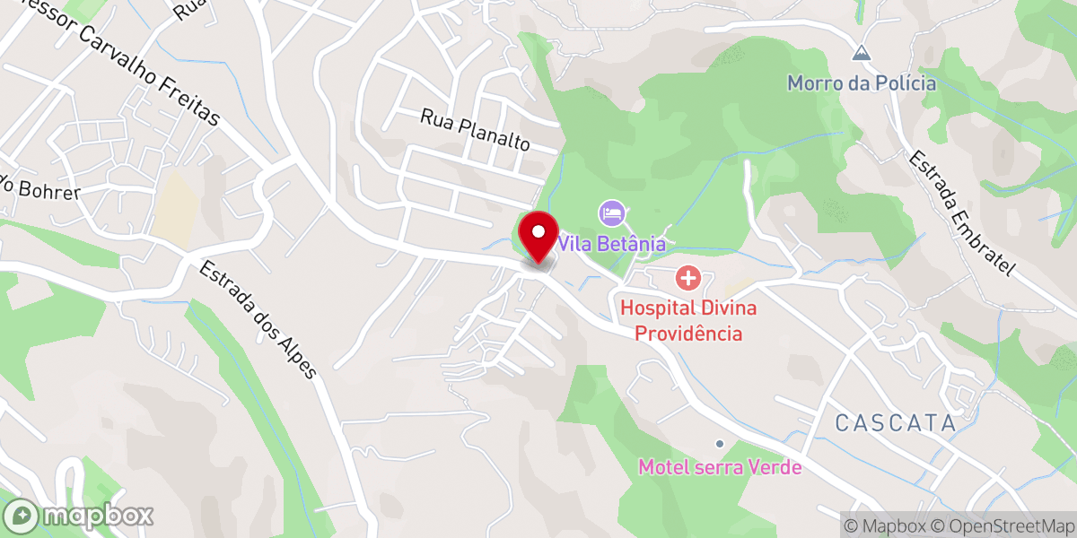 Map showing location of Igreja pentecostal ministério MARANATA