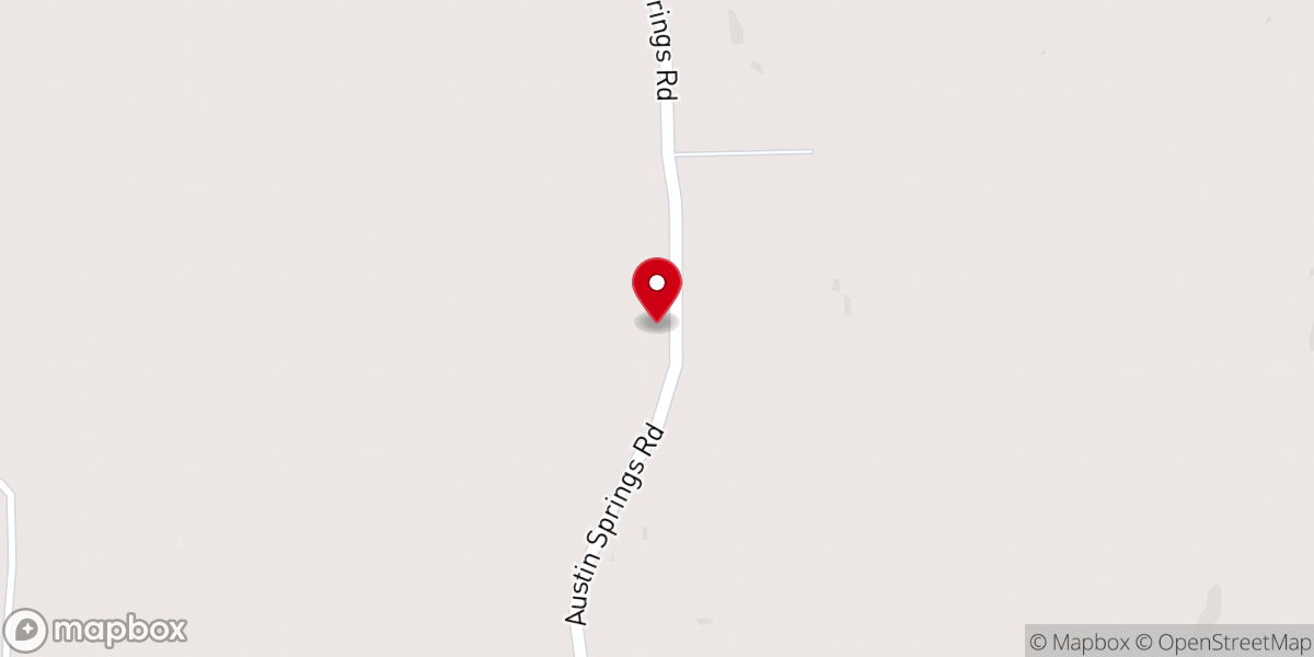 Map showing location of New Salem Baptist Church