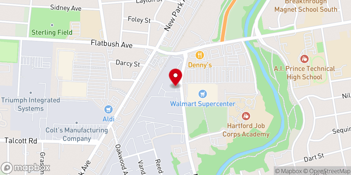 Map showing location of Pentecostal Tabernacle Apostolic