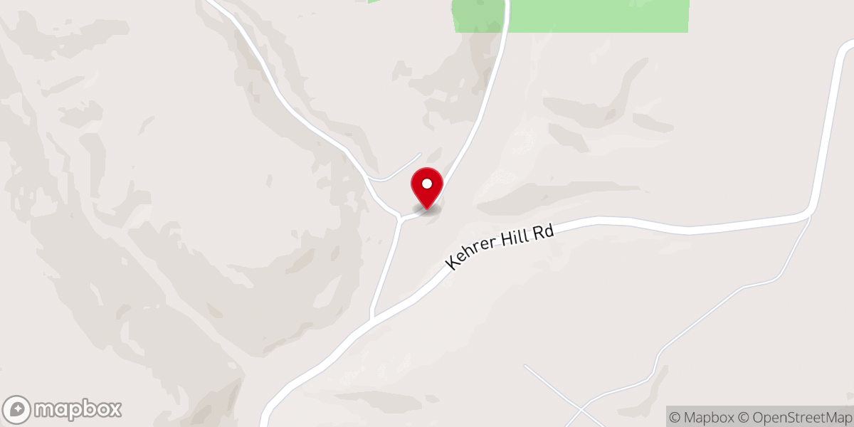 Map showing location of Fox Hollow Church