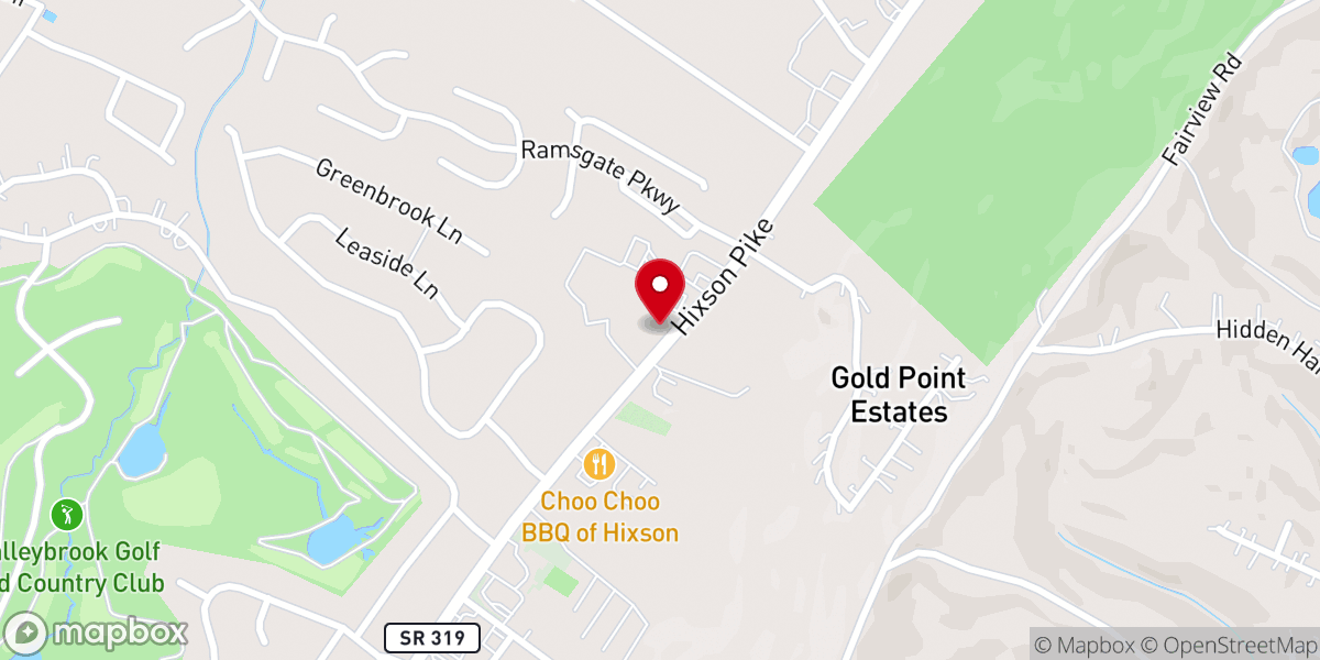 Map showing location of Burks United Methodist Church