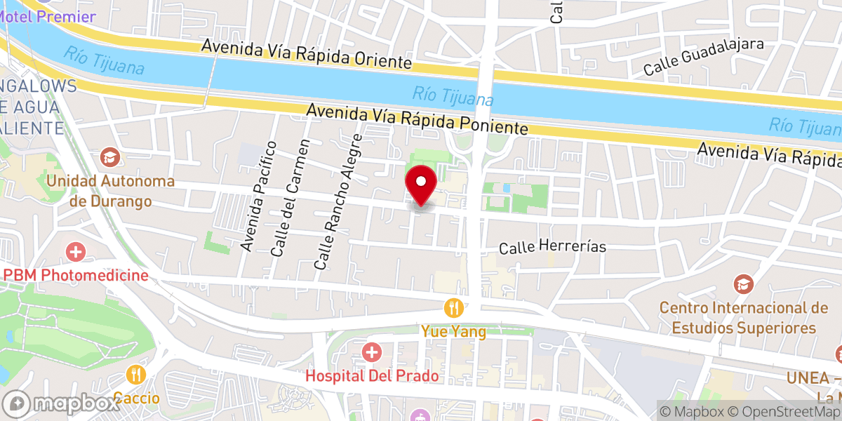 Map showing location of CENTRO DE FE EBENEZER