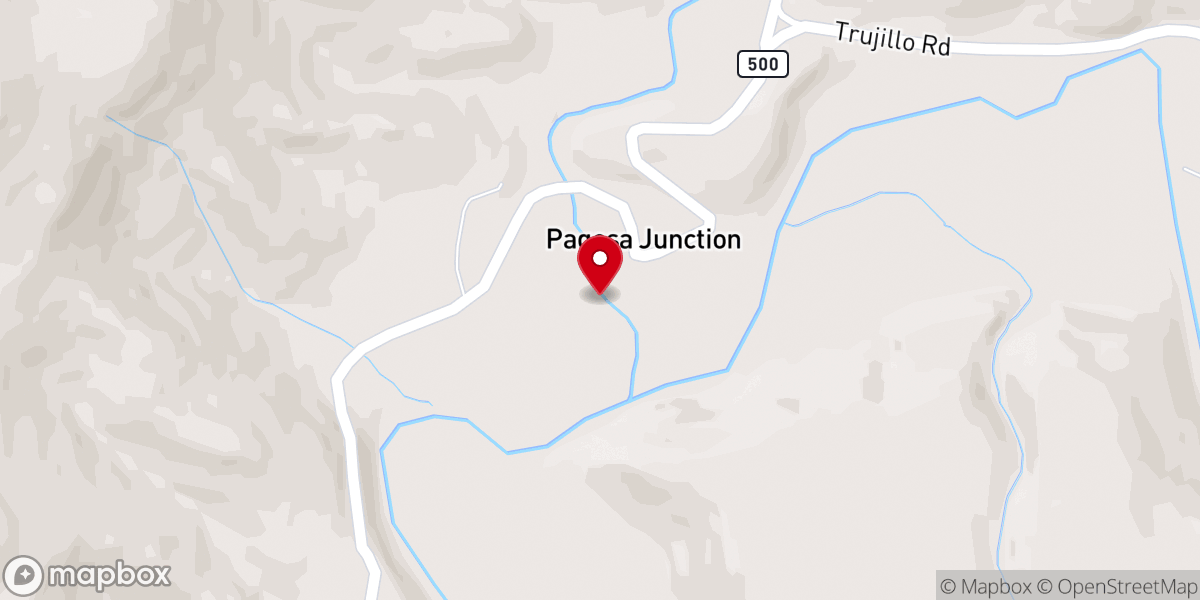 Map showing location of Pagosa Junction