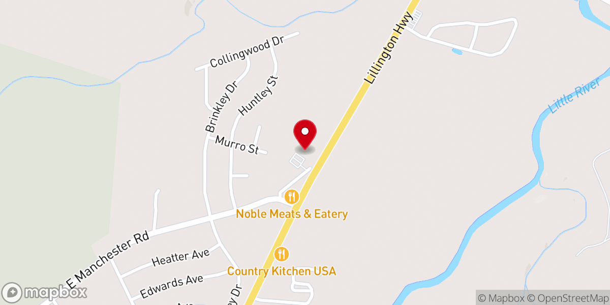 Map showing location of Faith Christian Fellowship