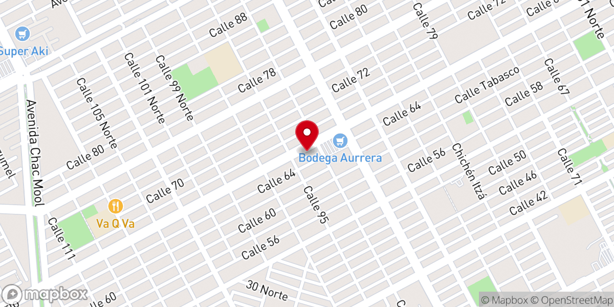Map showing location of Iglesia Bautista Independiente COLUMNA Y BALUARTE DE LA VERDAD