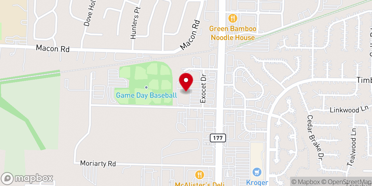 Map showing location of Journey Christian Church