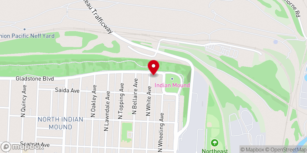 Map showing location of New Horizon Missionary Baptist Church