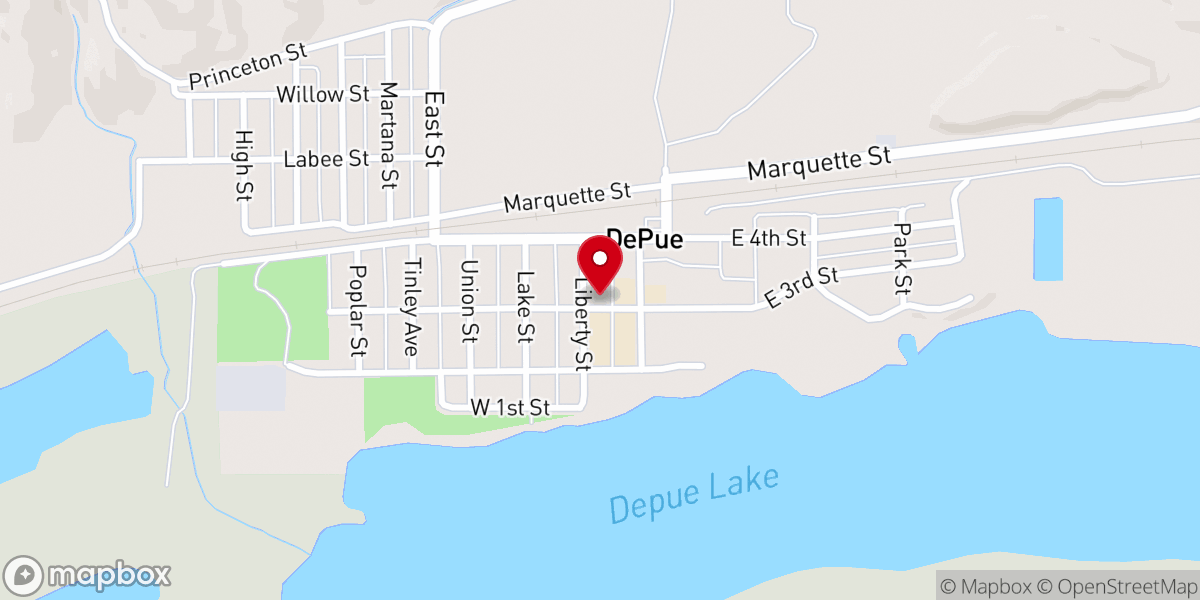 Map showing location of First Congregational Ucc