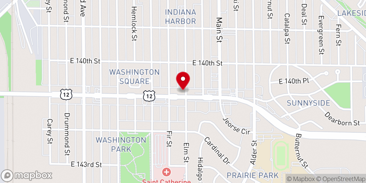 Map showing location of Greater Destiny Bible Church