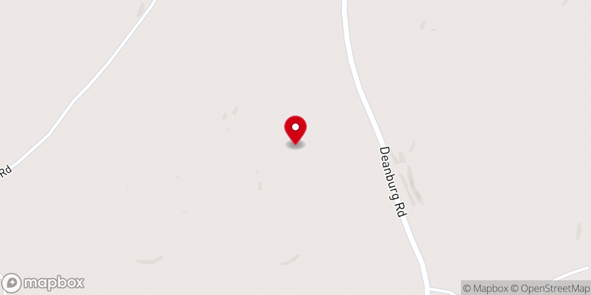 Map showing location of White Oak Weddings and Events