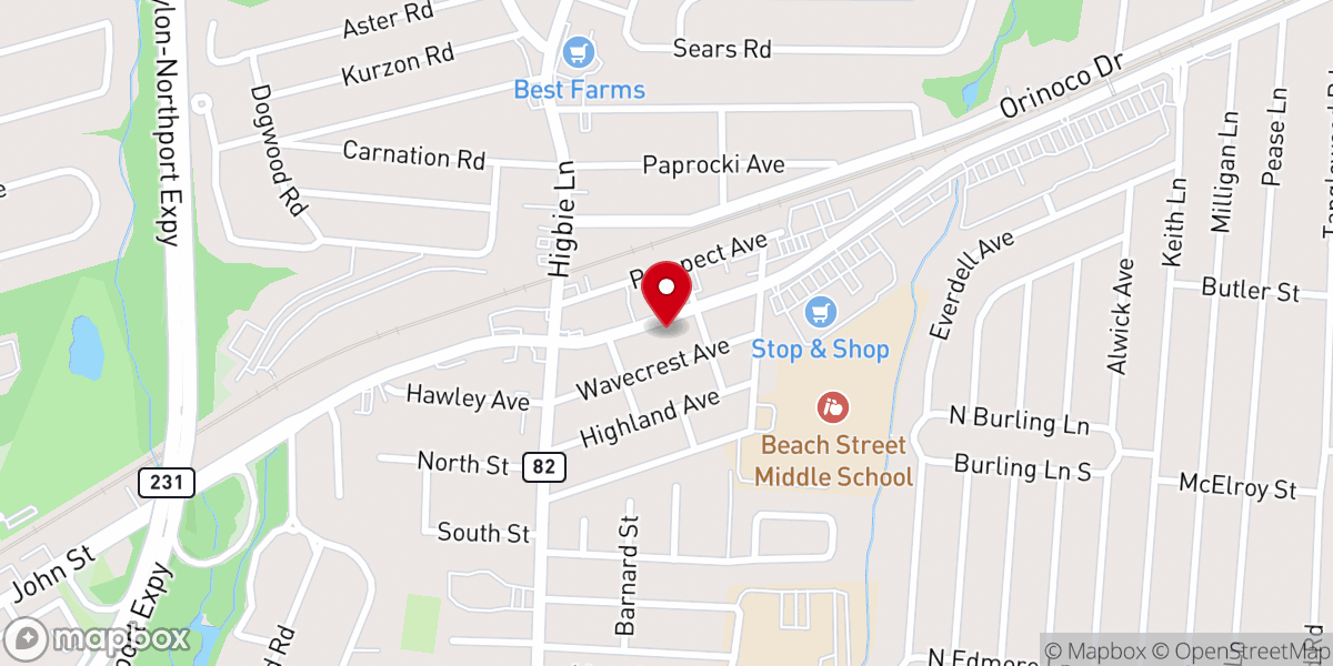 Map showing location of New Hope International Ministries