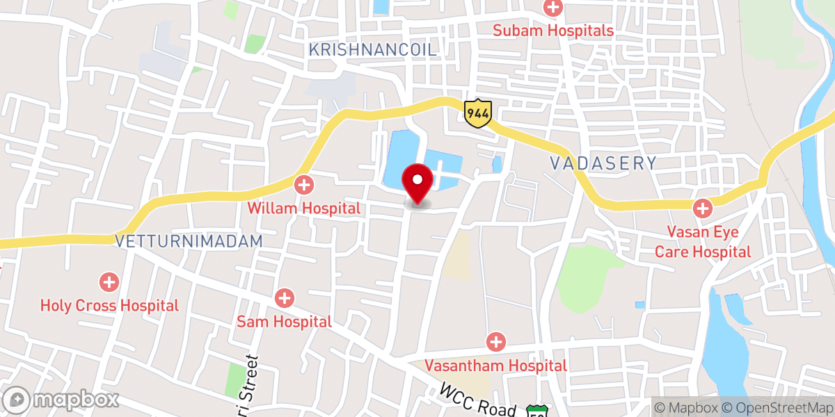 Map showing location of JESUS WITH US CHURCH NAGERCOIL