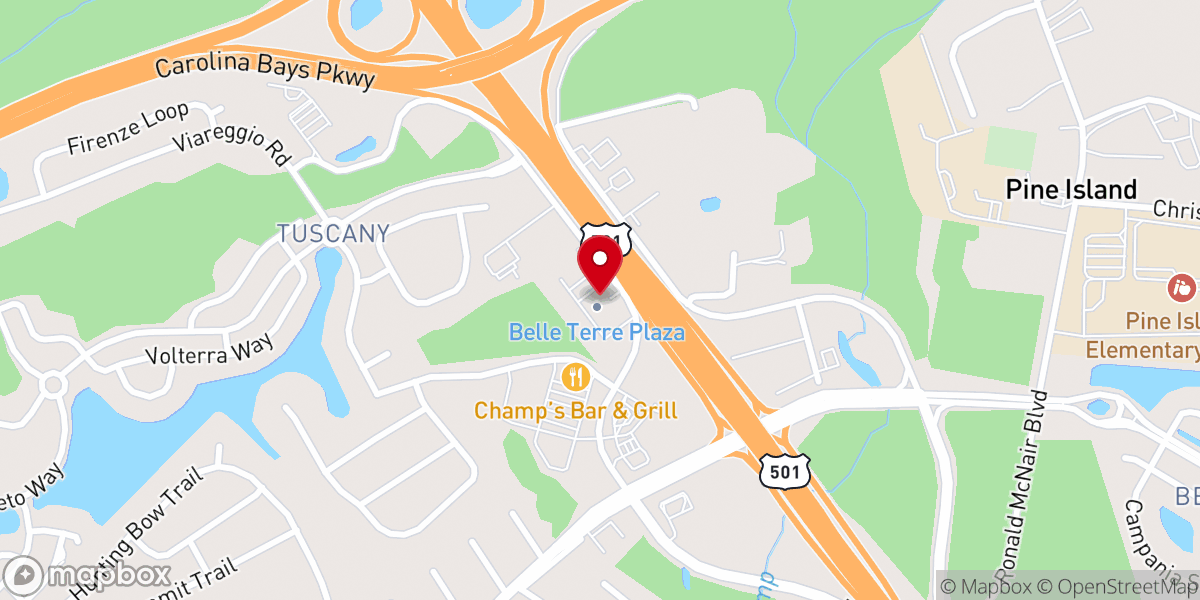 Map showing location of Grace Life Fellowship