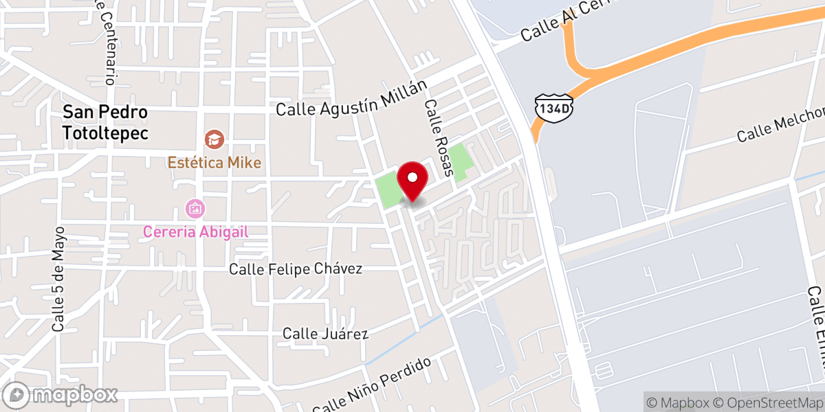 Map showing location of Iglesia Cristiana BETHEL Asambleas de Dios