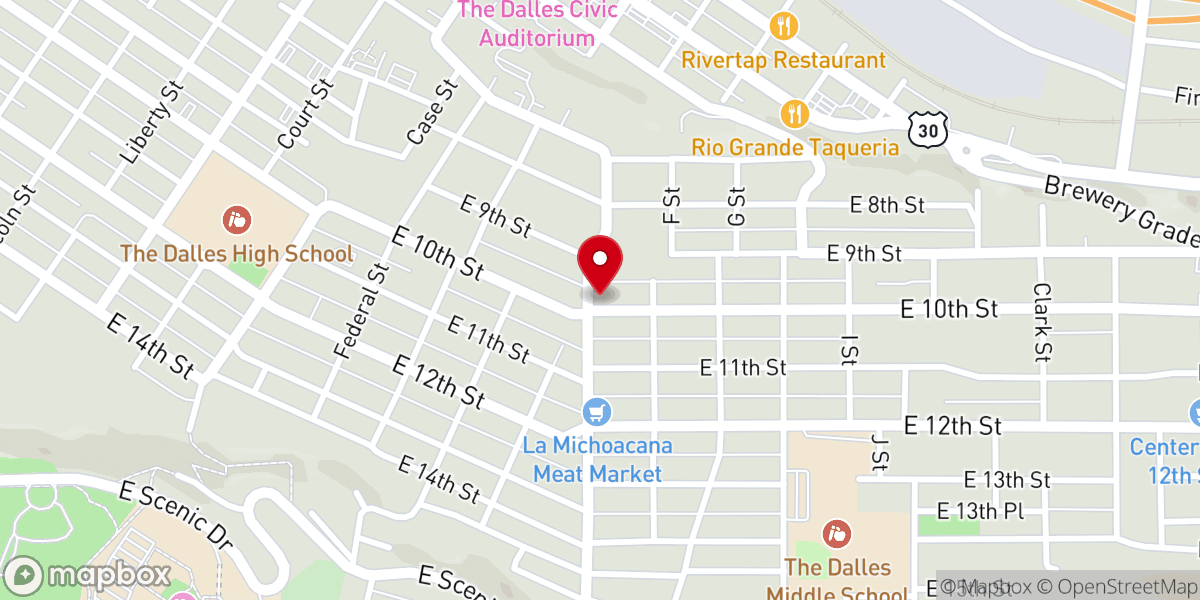 Map showing location of Lifeline Baptist Church