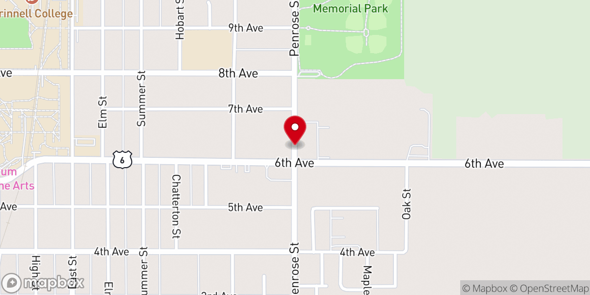 Map showing location of The Hill