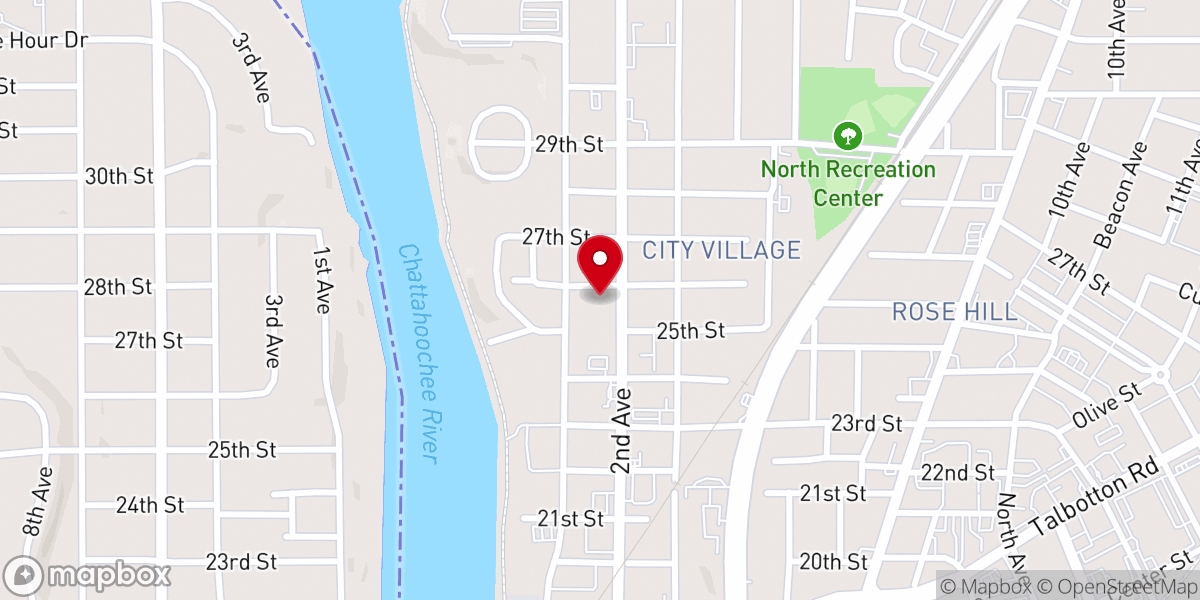 Map showing location of Cornerstone Full Gospel Church