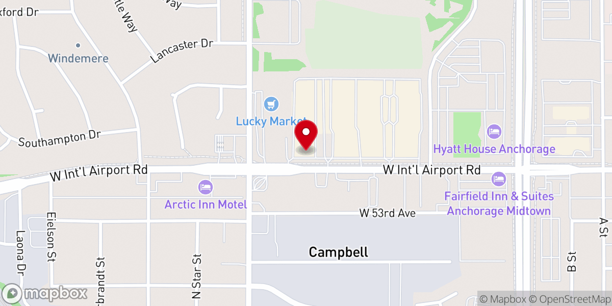 Map showing location of Alaska Korean Christian Reformed Church