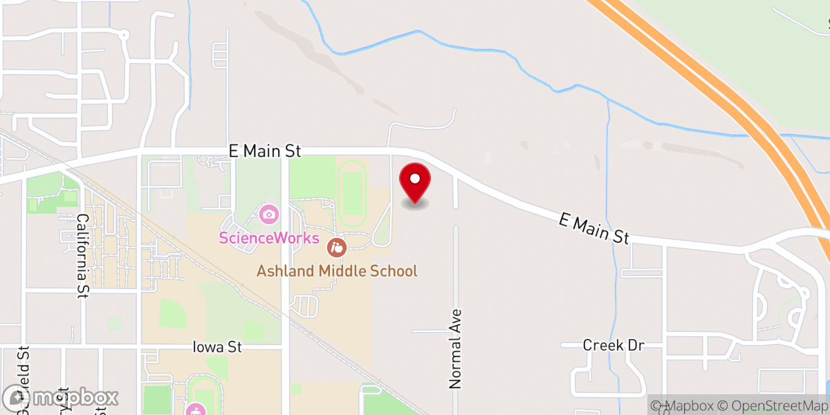 Map showing location of Ashland GracePoint