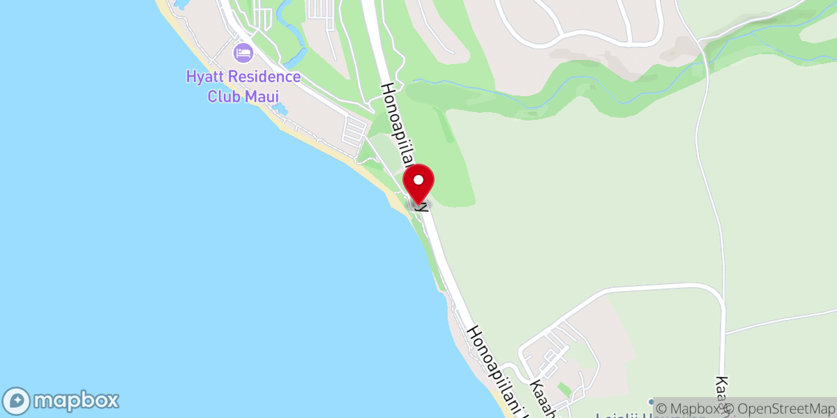 Map showing location of Hanakaoʻo Park