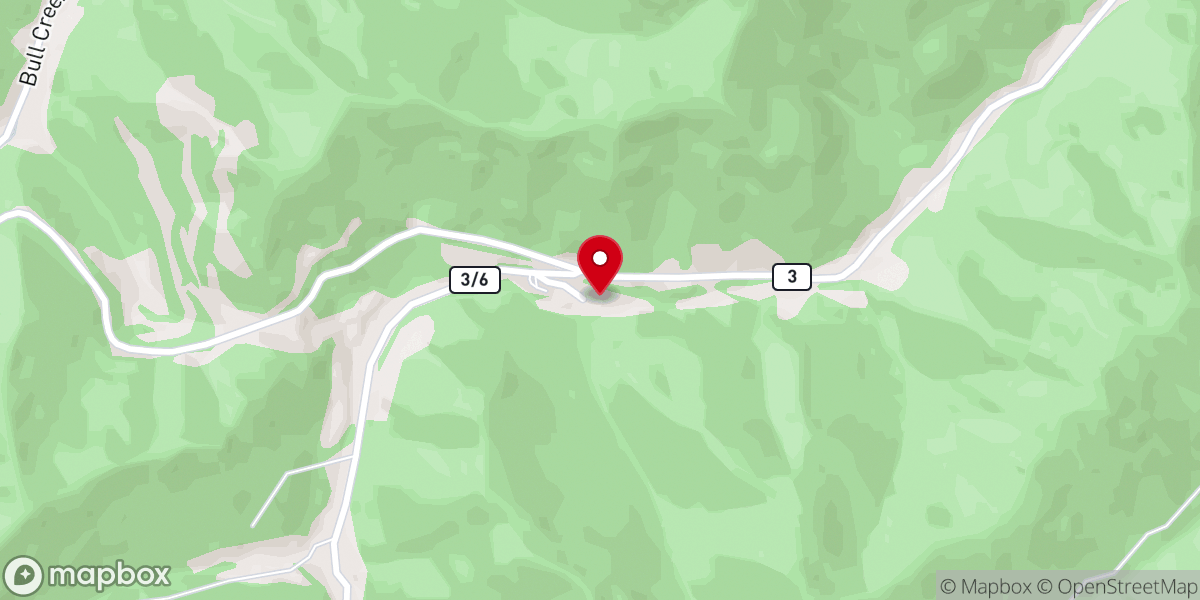 Map showing location of Little Zion Church