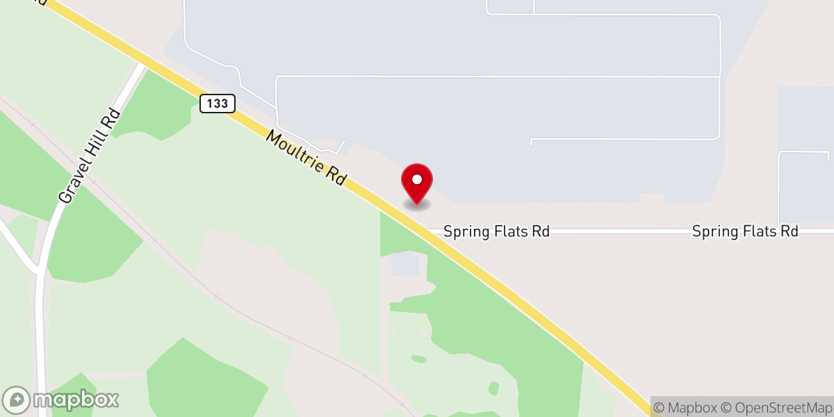 Map showing location of Mercedes Baptist Church