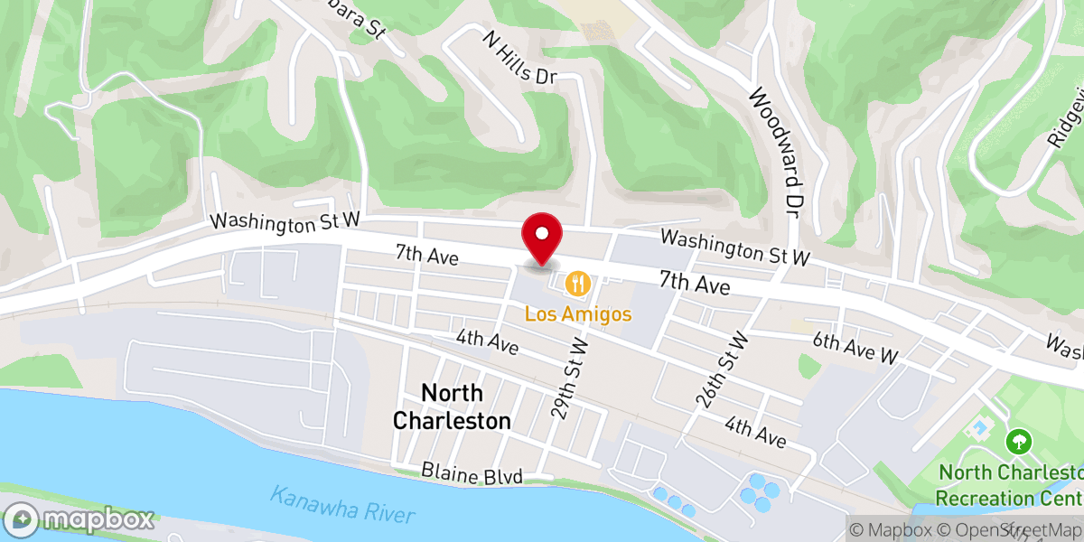 Map showing location of Church of God In Christ