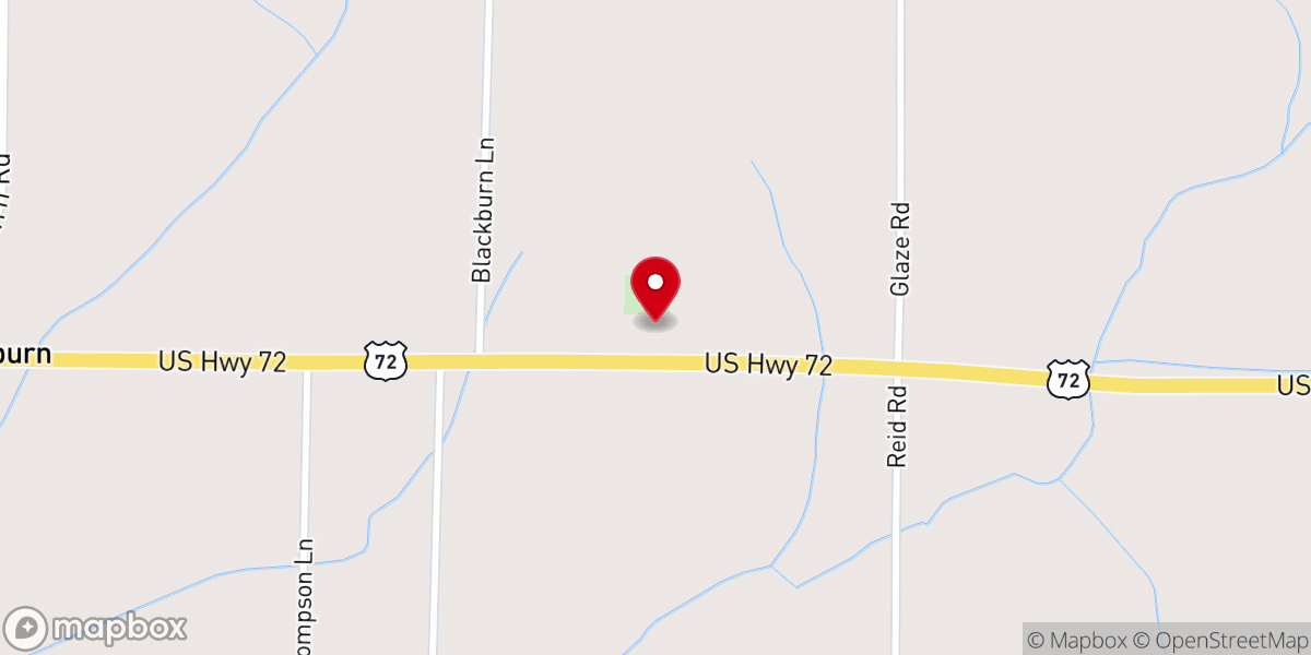 Map showing location of Limestone Church