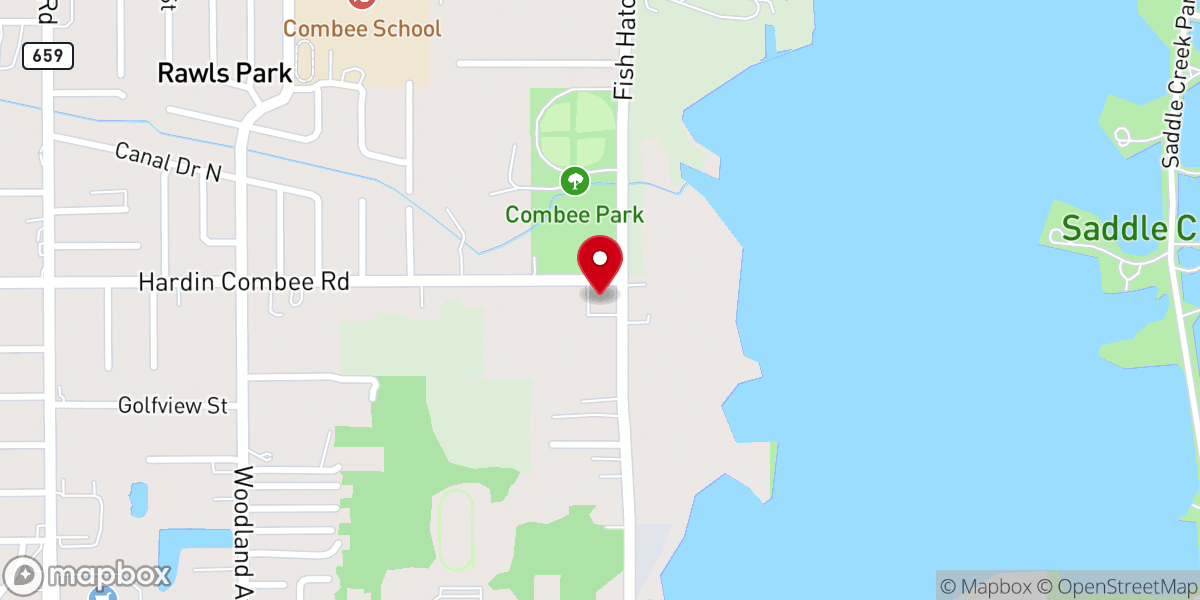 Map showing location of Restoration Fellowship Church of Lakeland