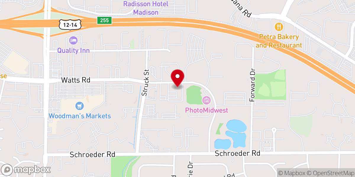Map showing location of New Testament Christian Church