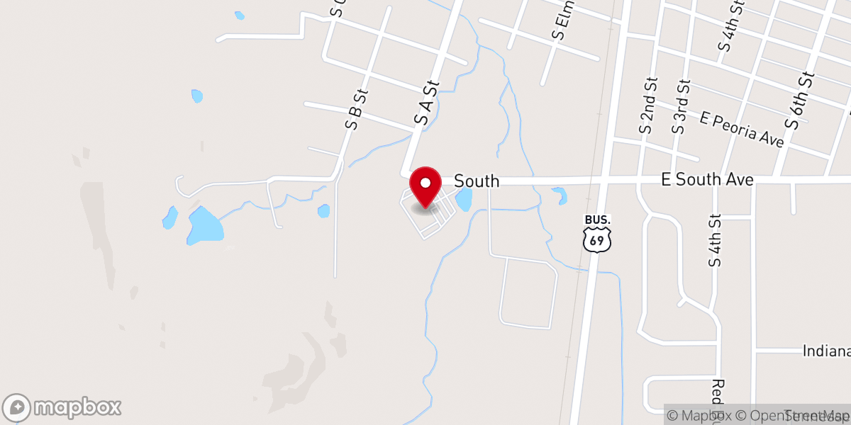 Map showing location of Dream City Church - McAlester