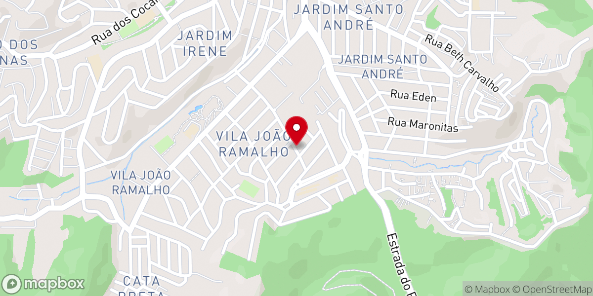 Map showing location of Paróquia Mãe de Deus e dos Órfãos