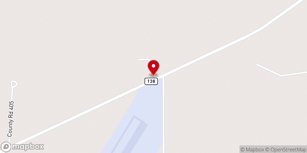 Map showing location of Bible Church