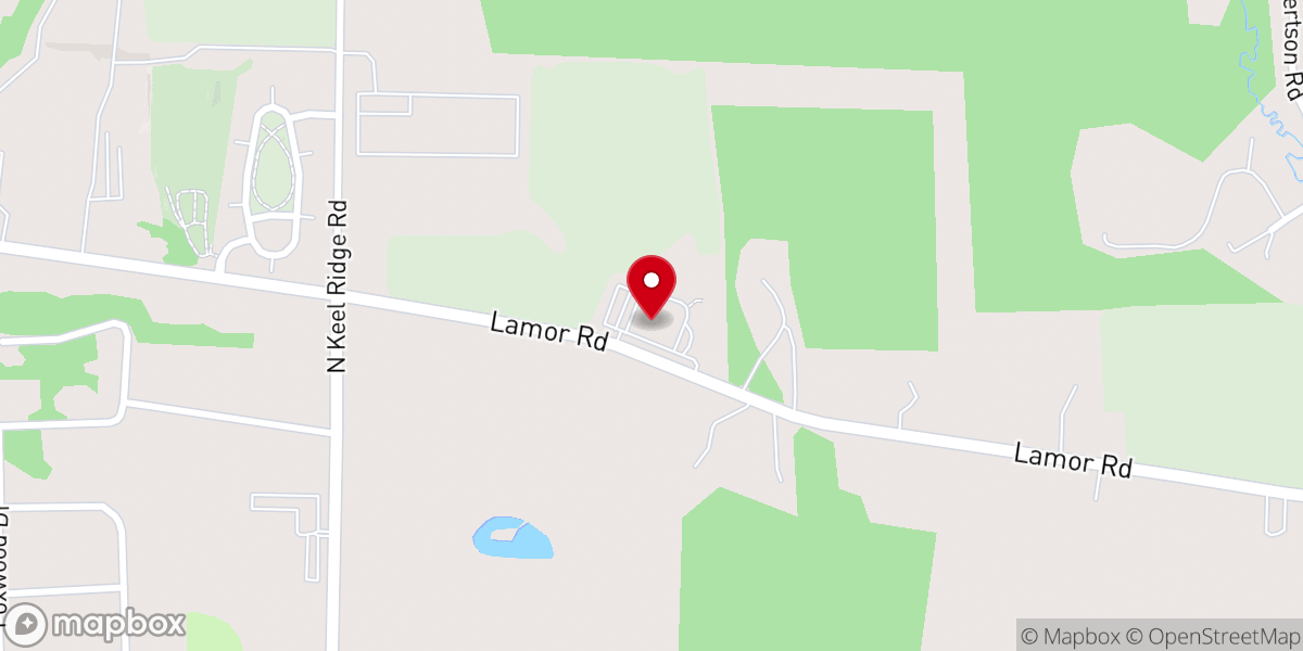Map showing location of Grace Chapel Community Church