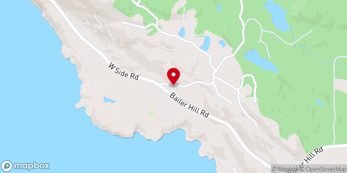 Map showing location of San Harry church