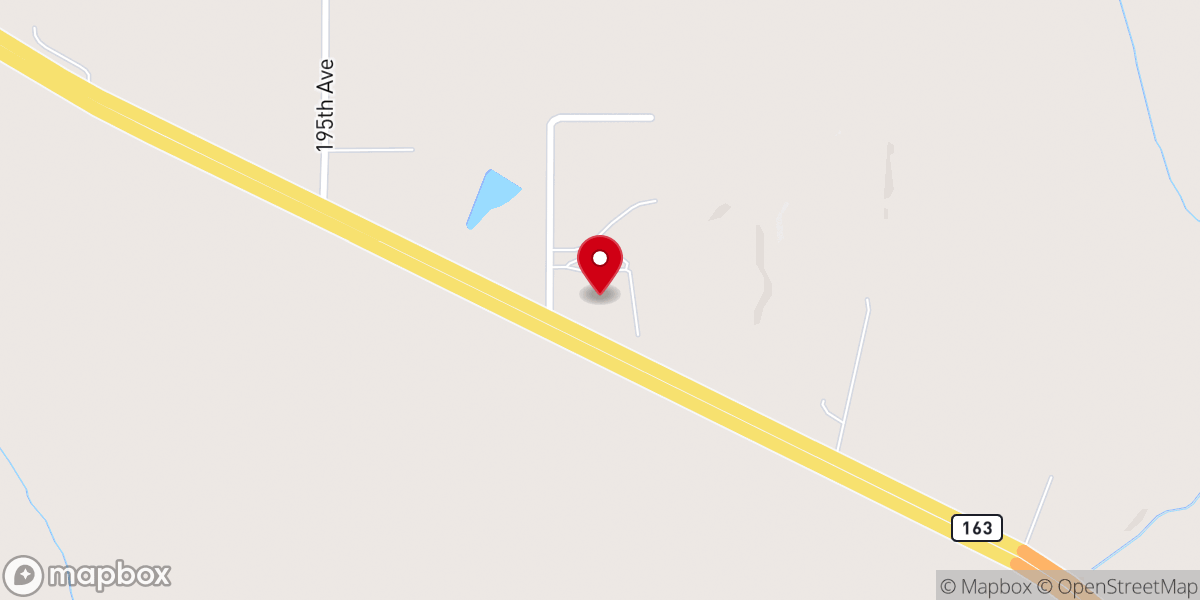 Map showing location of Liberty Evangelical Free Church