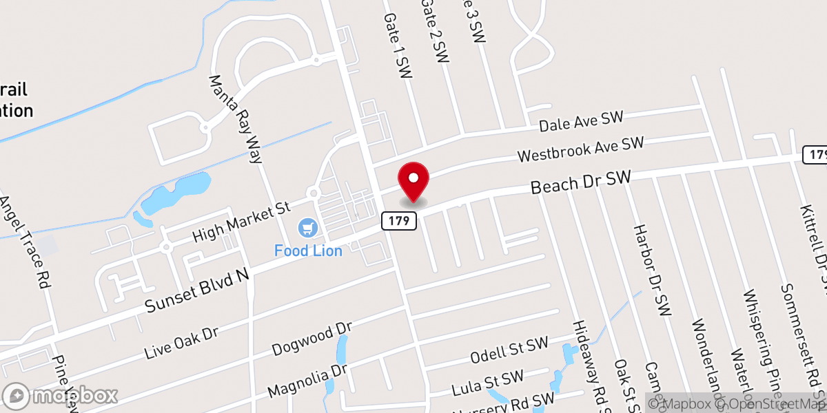 Map showing location of Grace Church