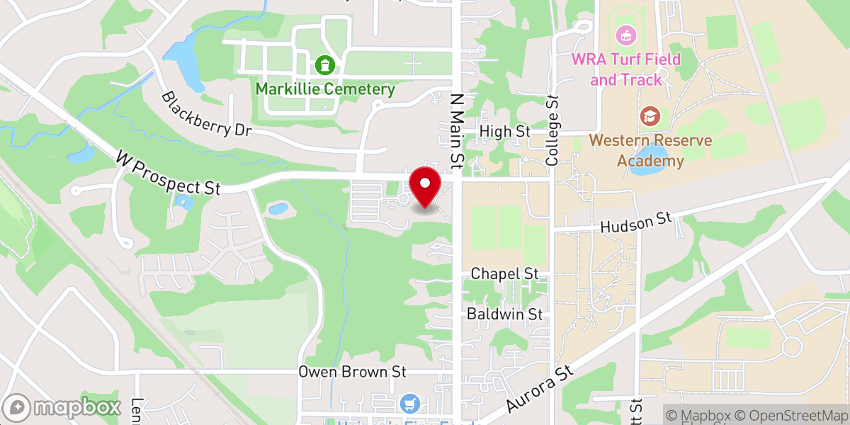 Map showing location of St Mary Catholic Church