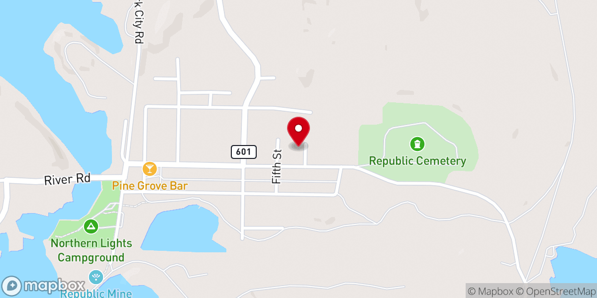Map showing location of Saint Augustine Catholic Church