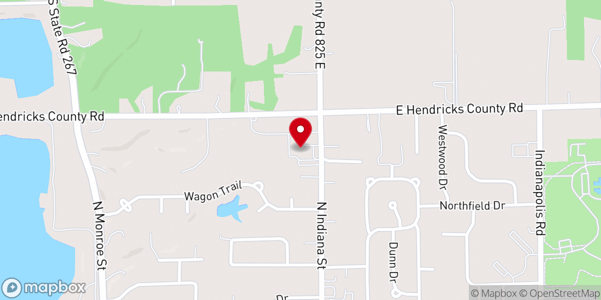 Map showing location of St Thomas More Church