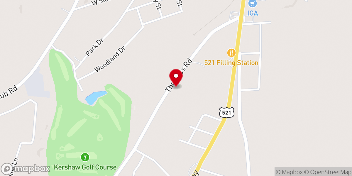 Map showing location of Mt Calvary Church of God