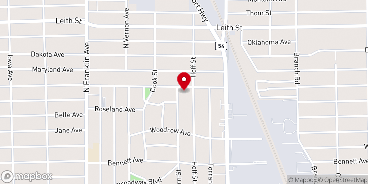 Map showing location of Royal Priesthood Ministries