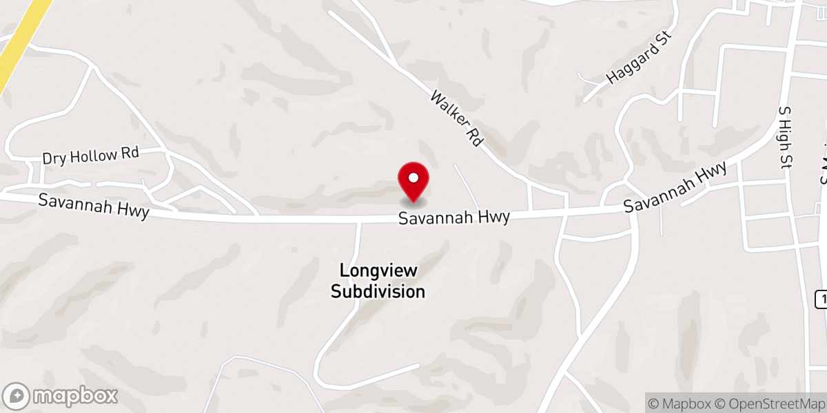 Map showing location of Church of God