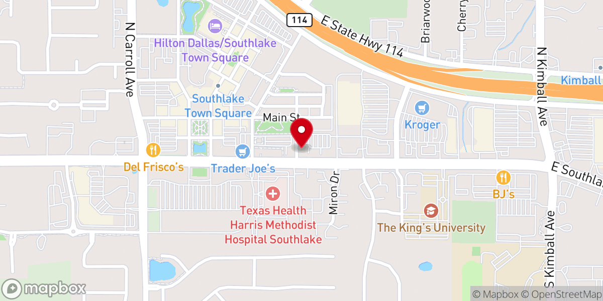 Map showing location of Southlake Christian Counseling