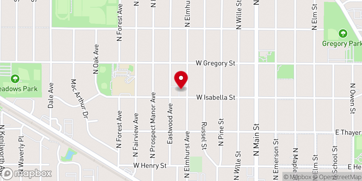 Map showing location of Northwest Covenant Church