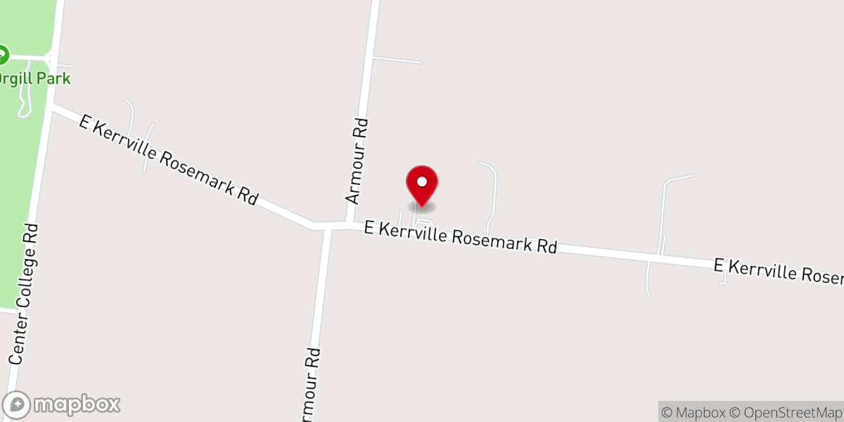 Map showing location of Rosemark Full Gospel Church
