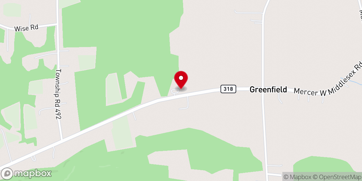 Map showing location of Lebanon Presbyterian Church
