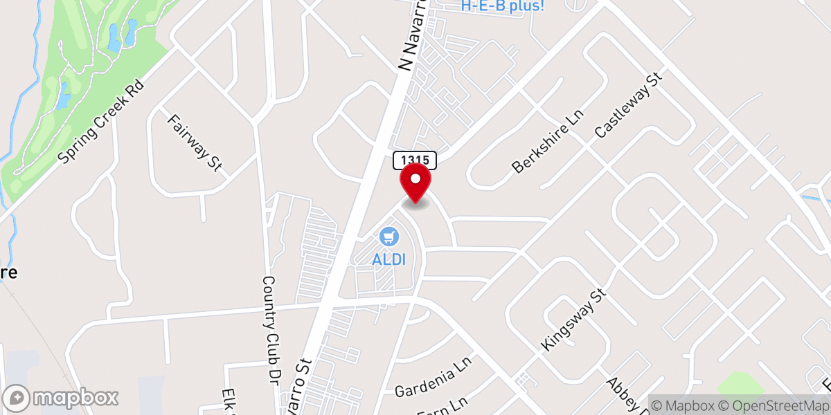 Map showing location of Christ the Victor Lutheran Church