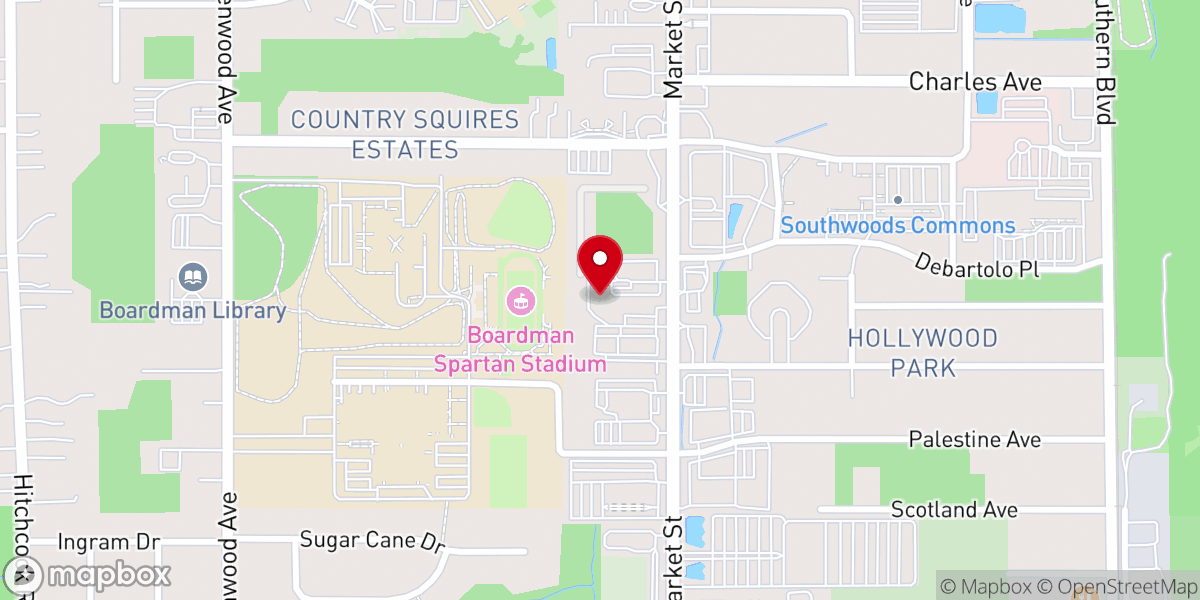 Map showing location of Youngstown Spiritual Society Inc