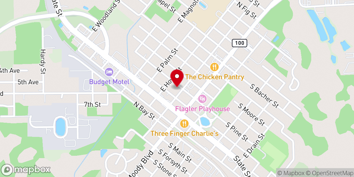 Map showing location of Bridges A United Methodist Fellowship